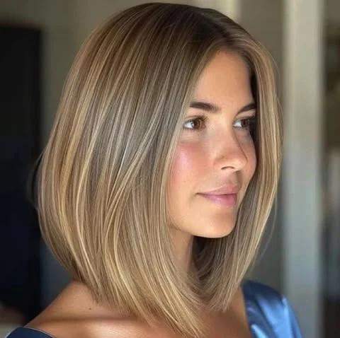 Long bob hairstyle 16 radiant sun kissed layerd lob