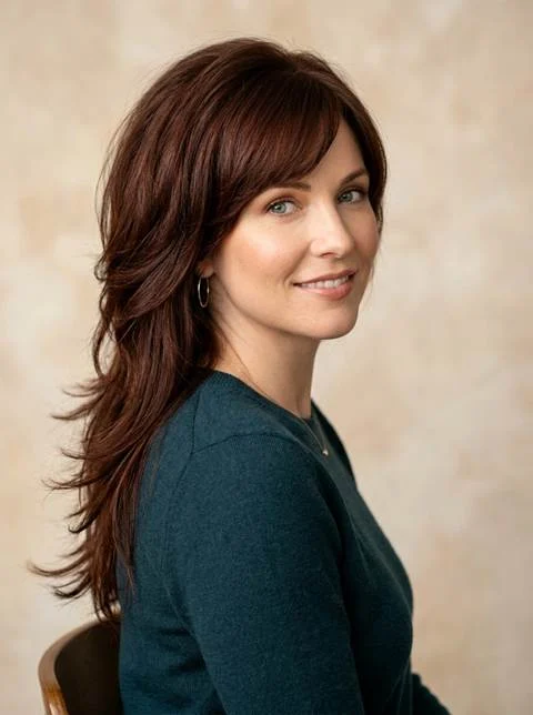 20 Long Layered Hair With Side Bangs Ideas To Try